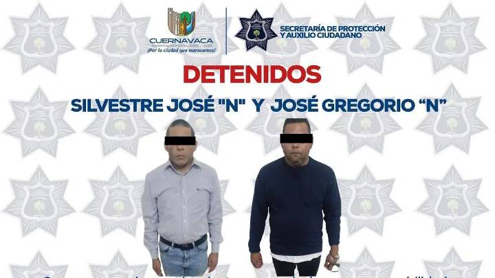 Presencia sospechosa en cajeros alerta a las autoridades; detienen a dos hombres
