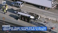 Victims of deadly 2016 limo rollover crash on I-90 near Elgin win $104M verdict against Illinois State Toll Highway Authority