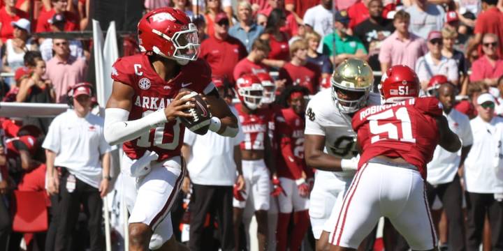No. 4 Texas A&M takes unbeaten record on road to face Arkansas
