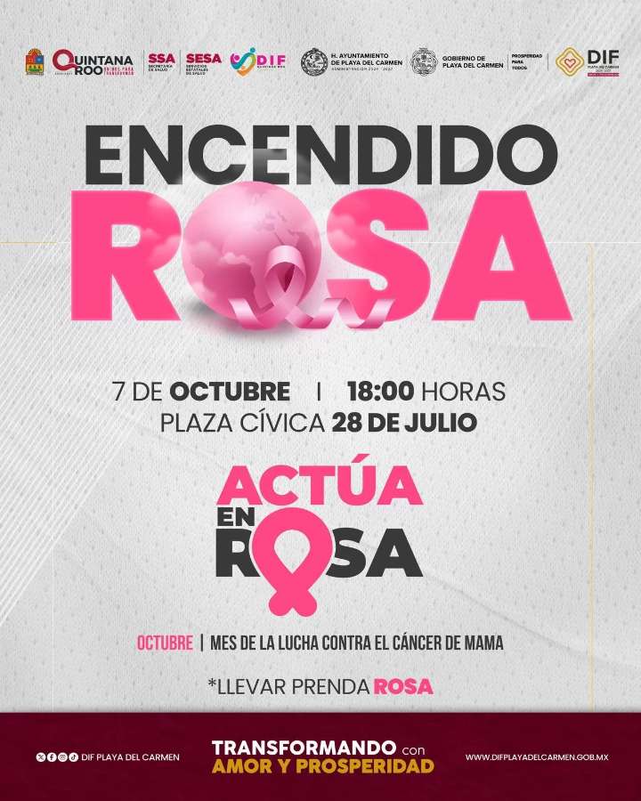 DIF Playa del Carmen refuerza la lucha contra el cáncer de mama