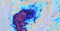 Este lunes seguirán bajando las temperaturas, con dos comunidades en alerta por fuertes lluvias y tormentas