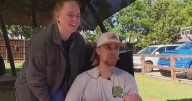 Injured Fort Worth firefighter Caleb Halvorson and his premature son recover at home