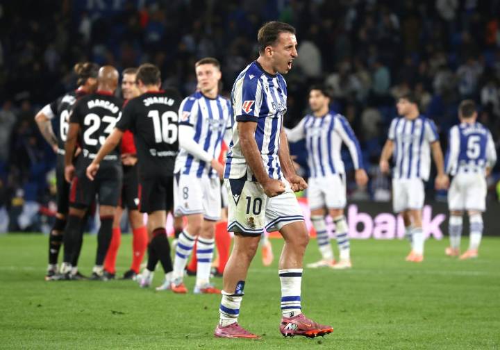 Oyarzabal, desquitado: «Feliz por el equipo porque estamos sufriendo y estamos necesitados»