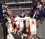 SU squeaks by Buffalo in men's basketball exhibition; Betsey shines