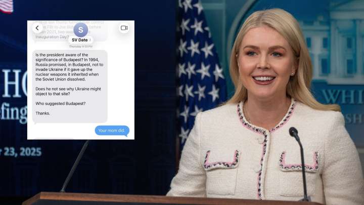 HuffPost Seized on Leavitt’s Viral ‘Your Mom’ Diss at Reporter