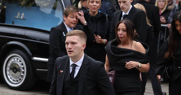 Ricky Hatton's funeral as son Campbell fights back tears in heartbreaking eulogy