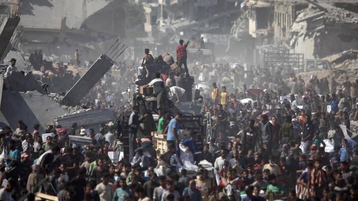 La policía de Hamas y milicias locales se enfrentan con tiroteos en la ciudad de Gaza