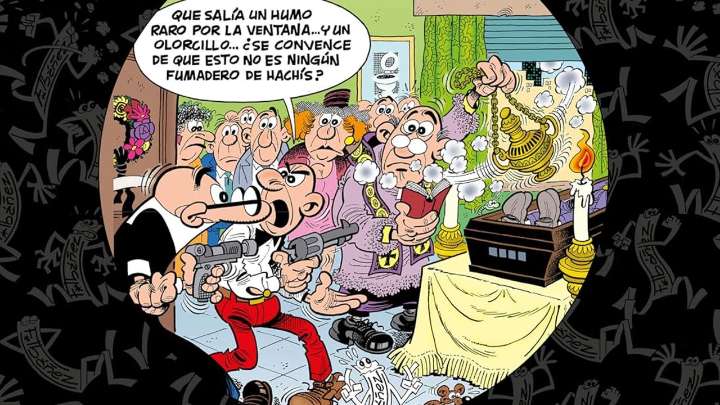 El último chiste de Ibáñez: publican el álbum inédito 'Mortadelo y Filemón. Hachís...¡Salud!', dos años después de su muerte