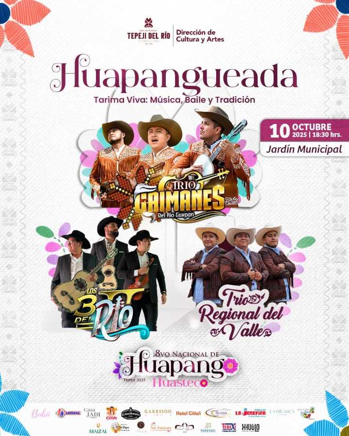 Gobierno Municipal de Tepeji del Río y Dirección de Cultura y Artes invitan a la Gran Huapangueada previa al 8º Nacional de Huapango Huasteco 2025