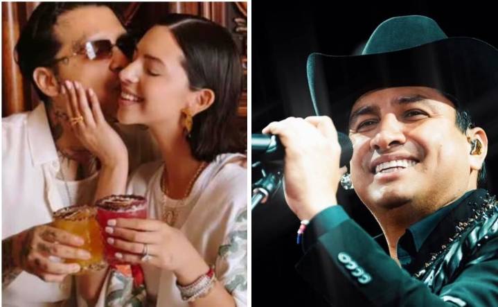Usuarios critican a Julión Álvarez por cantar con Ángela Aguilar y Nodal en Jalisco