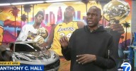 Shaq restores Kobe Bryant's family car, auto shop helps