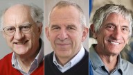 Nobel Prize in Physics awarded to three; achievement for research in quantum mechanics