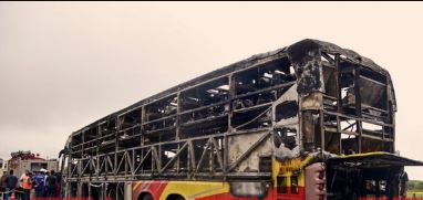 Andhra bus accident: Driver escaped through passenger door