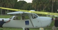 Plane makes emergency landing in North Lauderdale walkway
