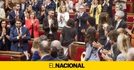 Así ha recibido el Parlament a la diputada de la CUP y miembro de la Flotilla, Pilar Castillejo