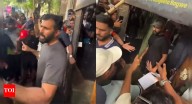 'Usko lagna nahi chahiye!': Abhishek Nayar turns bodyguard for Rohit Sharma amid chaos at Mumbai’s Shivaji Park