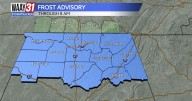 First Frost Advisory of the season, currently in effect!