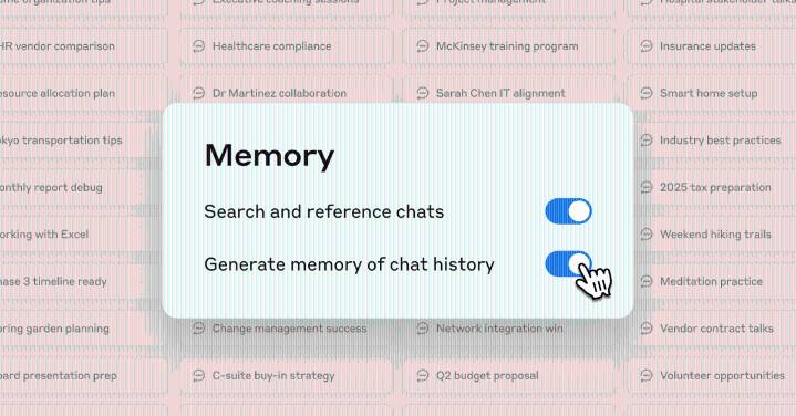 Anthropic’s Claude chatbot is getting a ‘memory’ upgrade