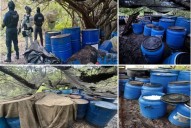 SSPC asegura laboratorio de narcóticos en Morelos