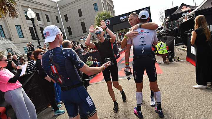 See thousands of athletes compete in the IRONMAN 70.3 NC…