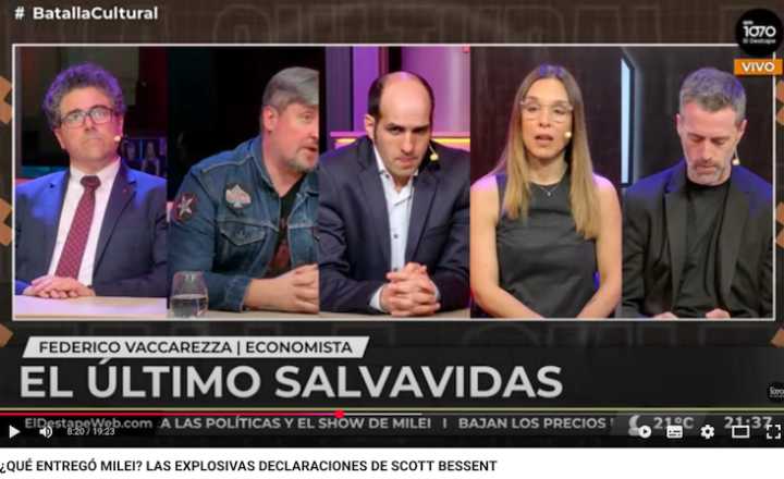 (VIDEO)  ¿Qué entregó Milei a cambio?