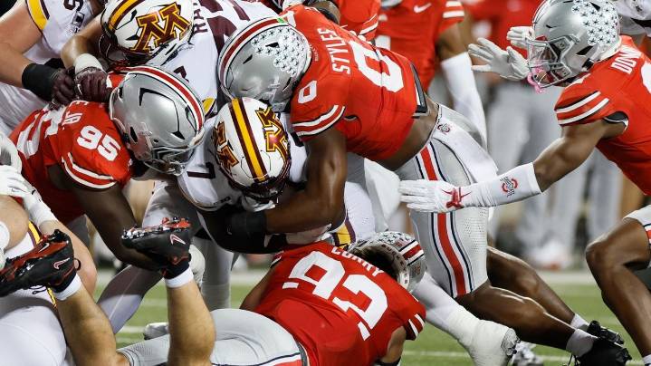 The Latest: Penn State and Texas drop out of the AP Top 25 as Miami reclaims its No. 2 spot
