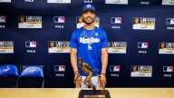 Dodgers' Mookie Betts wins Roberto Clemente Award for humanitarian work ahead of Game 3 of World Series