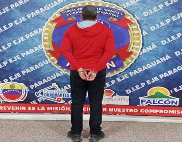Hombre fue detenido por golpear a su pareja en Falcón