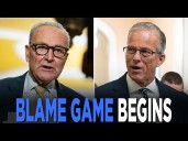 Sens. John Thune, Charles Schumer Speak After Senate Fails To Avert Government Shutdown