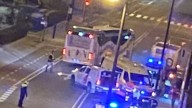 Ingresado en la uci un repartidor de pizza tras sufrir un accidente en Zaragoza
