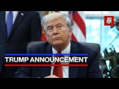Live: President Trump makes announcement
