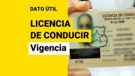 ¿Cuánto dura la licencia de conducir?