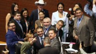 Adán Augusto, Mier y Murat ignoran a García Harfuch en su comparecencia