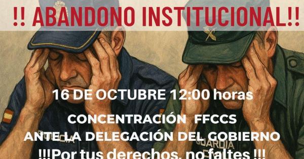 La Policía Nacional y la Guardia Civil, contra el 'abandono institucional'