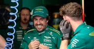 Fernando Alonso siente mejor el Aston Martin en prácticas de México