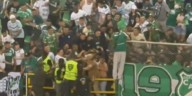 Se registraron fuertes riñas y peleas en medio del clásico entre Cali y América: fue necesaria la presencia de la policía