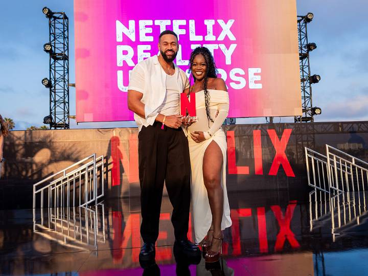 ‘Love Is Blind’ Bliss: Amber ‘AD’ Smith And Ollie Sutherland Jump The Broom In Stunning Beverly Hills Wedding