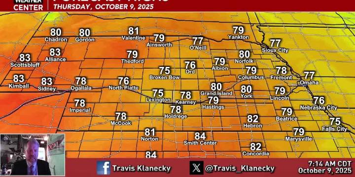 Warmer days are back for the rest of the week