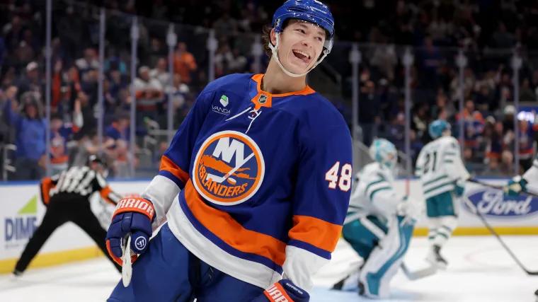 Islanders' Matthew Schaefer sets new NHL record with game