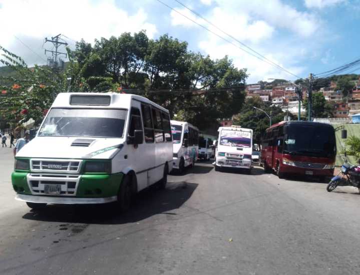 Busetas de la ruta Catia la Mar-Caribe se reduce a 40% los fines de semana