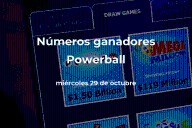 Powerball: números ganadores en vivo del sorteo hoy miércoles 29 de octubre de 2025, con premio de $375 millones de dólares