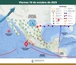 PRONÓSTICO DEL TIEMPO: Se esperan lluvias con descargas eléctricas para Quintana Roo