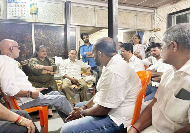 BJP leader Harish Shetty visits grieving family of young woman killed by falling brick in Mumbai