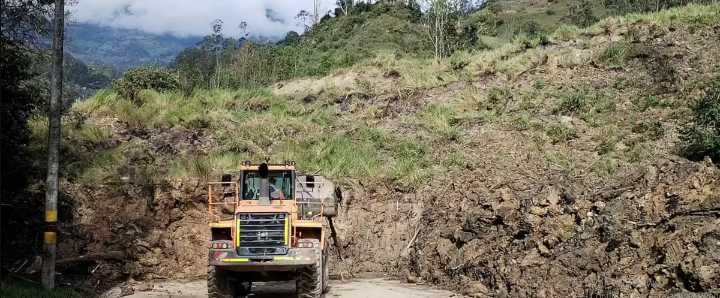 Vía al Llano: habilitarán tramo alterno de la vía antigua mientras se repara el colapso en el corredor principal