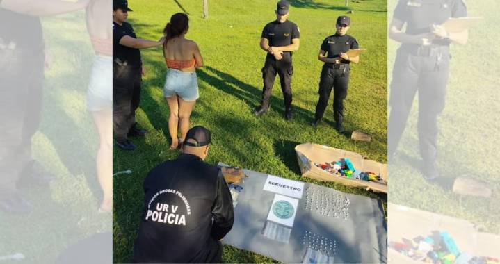 Detuvieron a una mujer que escondía cocaína en los juguetes de sus hijos para venderla en la calle