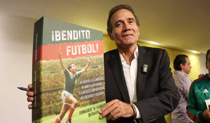 ¡El Sheriff sacó su libro! Fernado Quirarte retrata sus vivencias en el futbol con ‘Bendito Futbol’