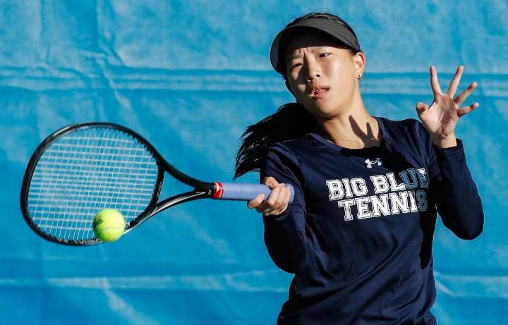 Holy Angels, Pingry set for doubles finals after tourney moved indoors at Princeton