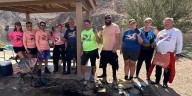 Scuba divers dedicated to cleaning Willow Beach, reuniting people with items lost in the water