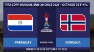 Paraguay vs Noruega Sub 20: Hora, canal y detalles del choque por los octavos del Mundial Chile 2025