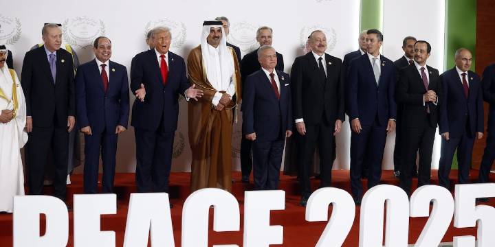 Trump will urge leaders at Egypt summit to ‘put the old feuds’ to rest and seize momentum for peace